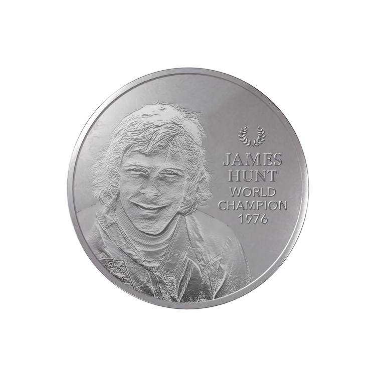 Stříbrná mince 1kg   James Hunt